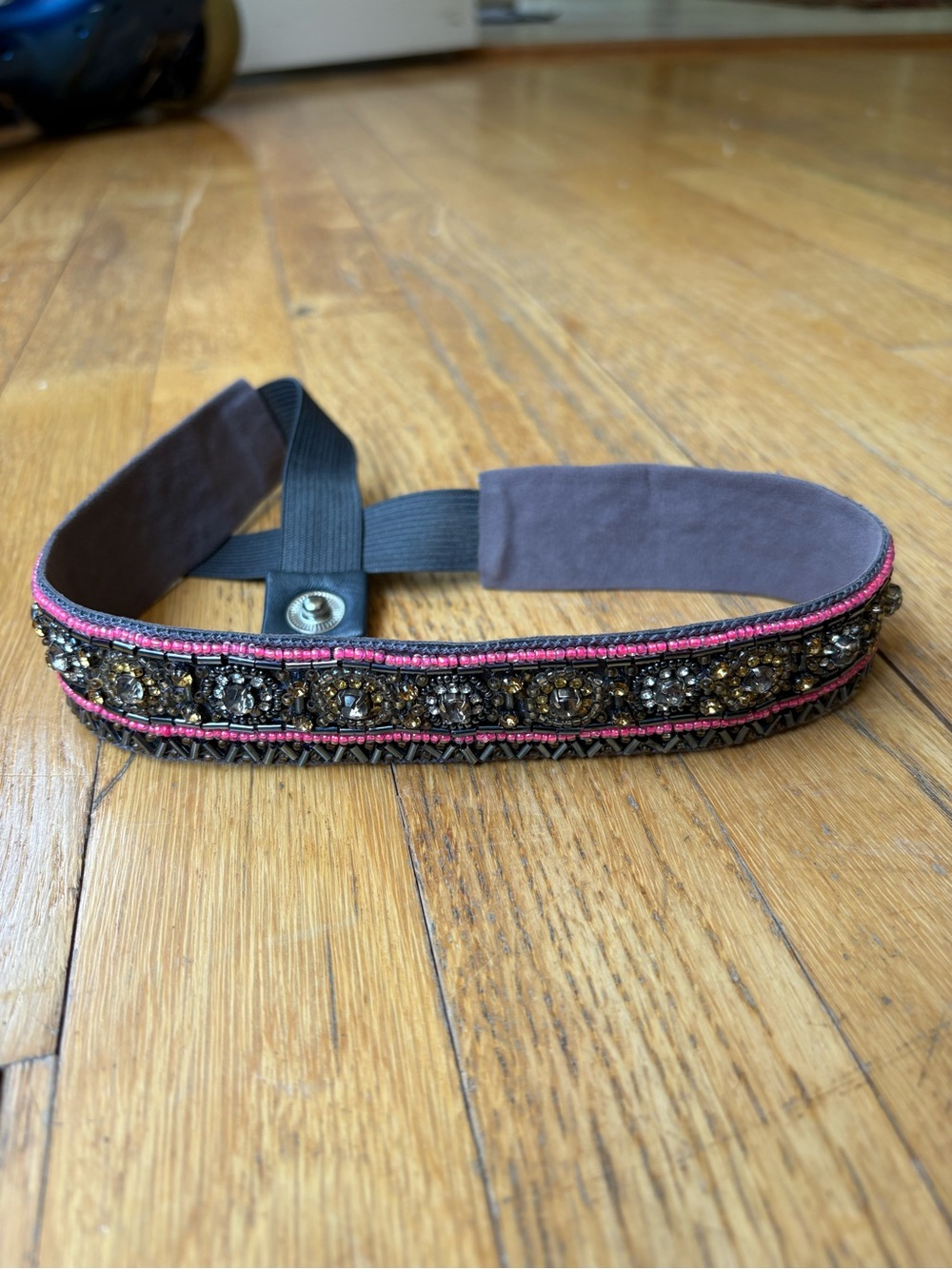 Beaded Anthropologie belt - size small